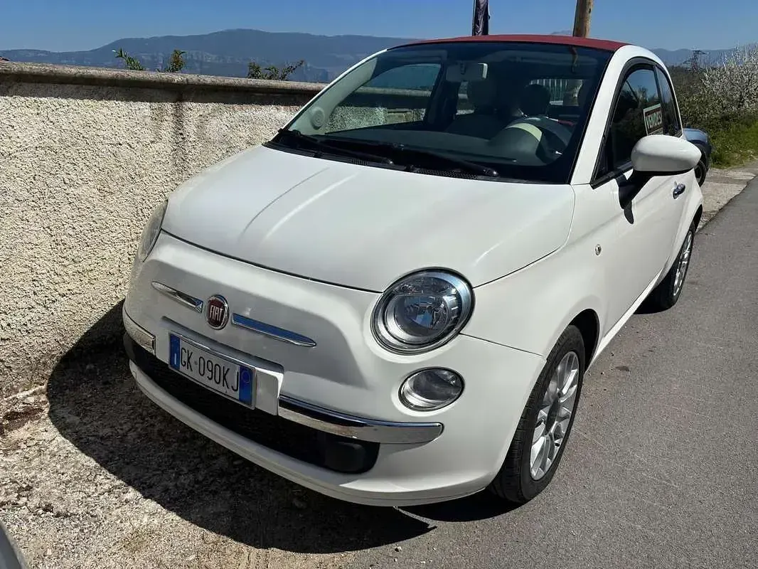 Usata Fiat 500C 95 CV (69 kW) 2013 Bianco Cabrio