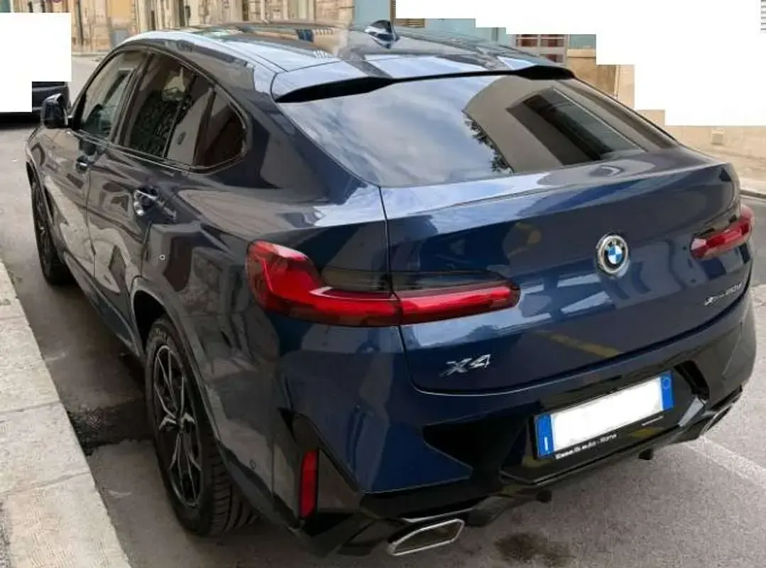 Usata BMW X4 M Sport 190 CV (139 kW) 2021 Blu/azzurro SUV