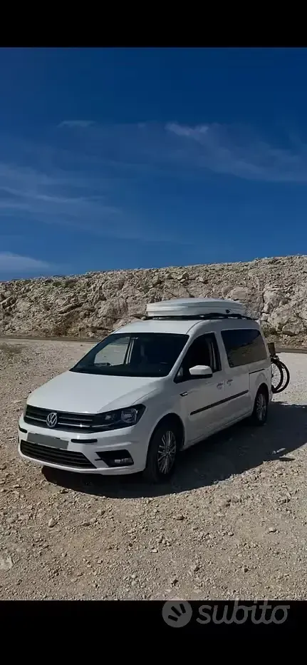 Usata VW Caddy Maxi 102 CV (75 kW) 2020 Bianco Monovolume