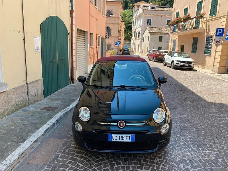 Nero Usata 2020 Fiat 500 Cabrio | 13.000 € - Immagine 1/4