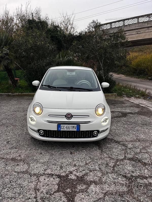 Bianco Usata 2020 Fiat 500 Lounge Tre volumi | 11.500 € (Cara) - Immagine 1/4