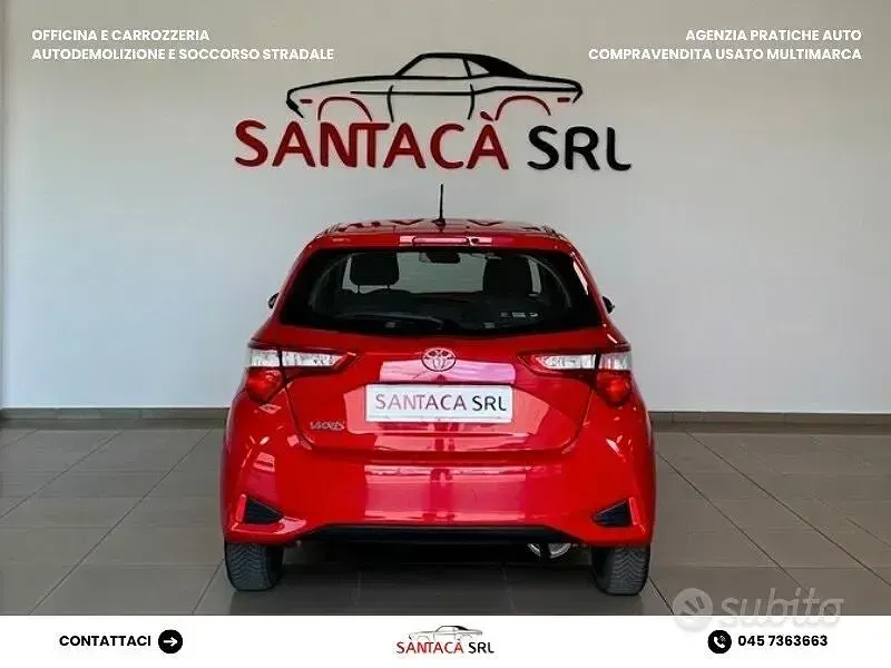 Usata Toyota Yaris Active 72 CV (52 kW) 2019 Rosso Berlina