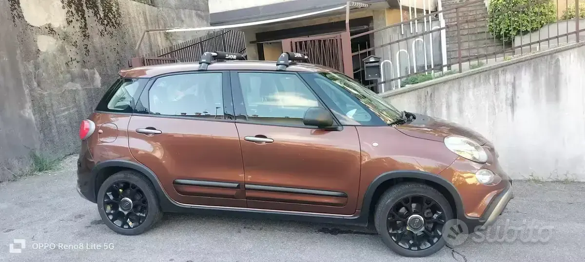 Usata Fiat 500L Cross 95 CV (69 kW) 2018 Marrone Monovolume