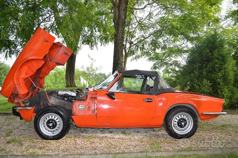 Usata Triumph Spitfire 1970 Rosso Cabrio