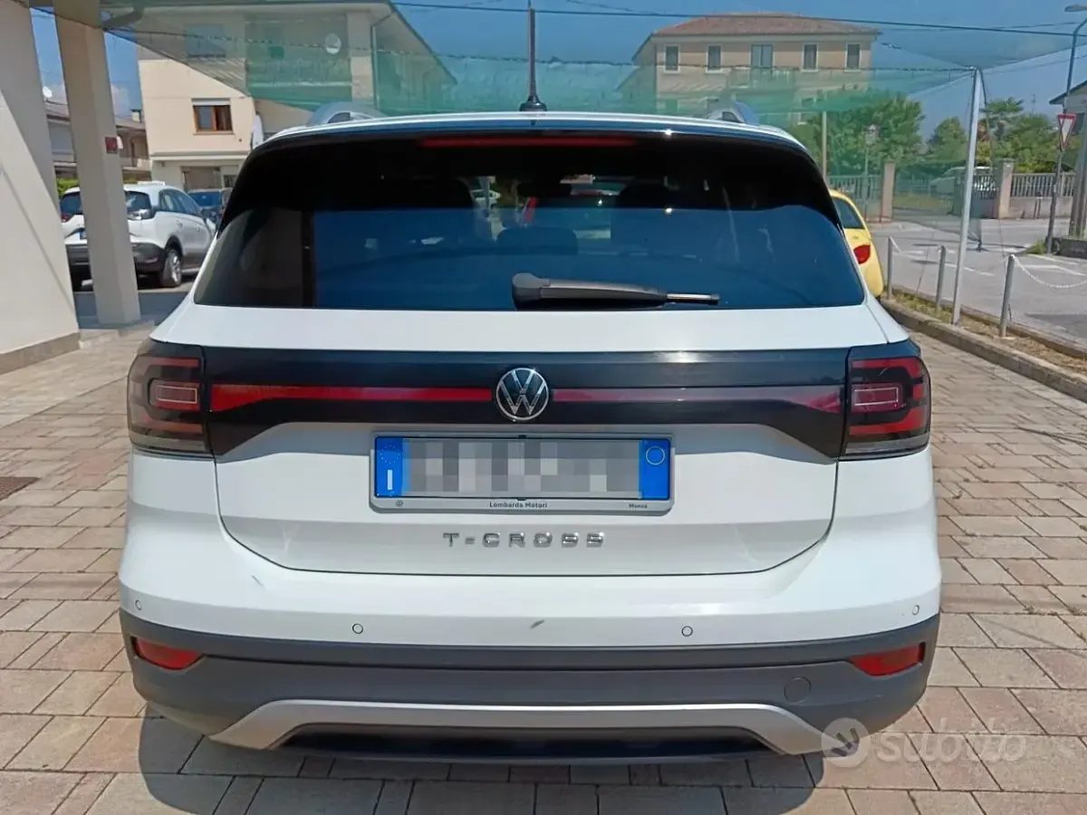 Usata VW T-Cross Advance 150 CV (110 kW) 2022 Bianco SUV