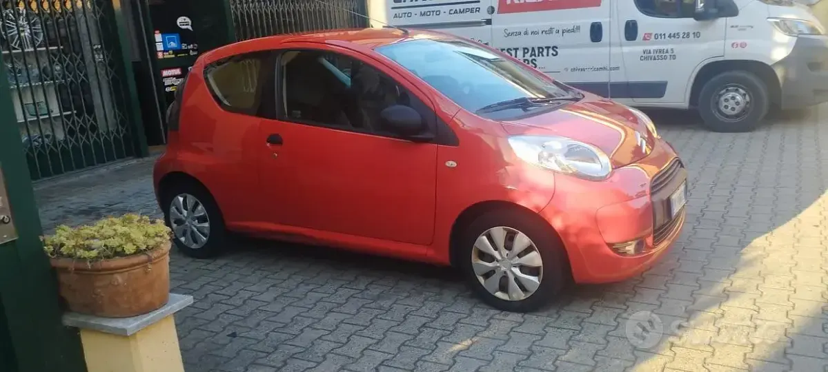Usata Citroën C1 68 CV (50 kW) 2009 Rosso Utilitaria
