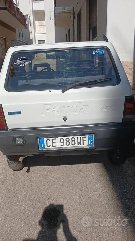 Usata Fiat Panda 4x4 54 CV (39 kW) 2003 Bianco Utilitaria