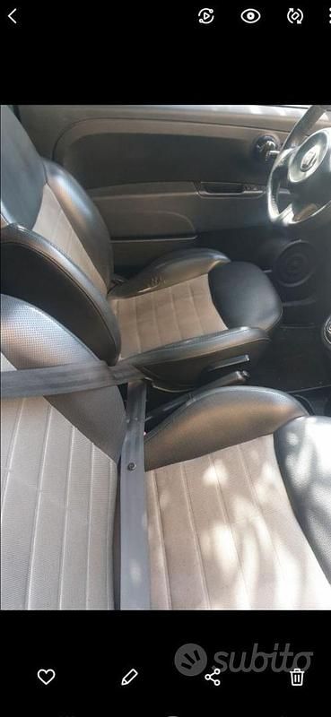 Usata Fiat 500 85 CV (62 kW) 2011 Blu Utilitaria