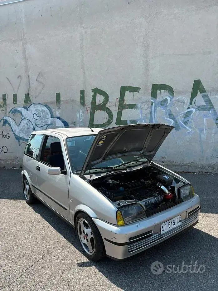 Usata Fiat Cinquecento 54 CV (39 kW) 1997 Grigio Utilitaria