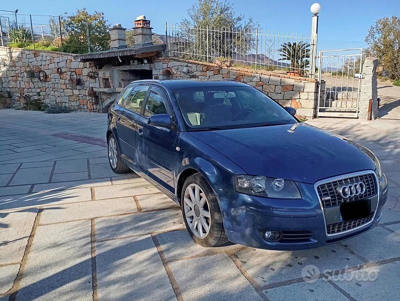 Usata Audi A3 2007 Blu Utilitaria