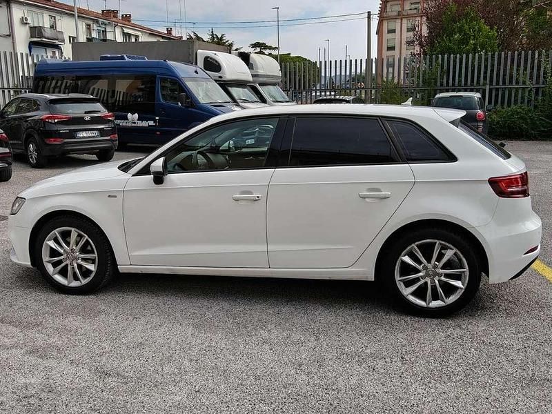 Usata Audi A3 Sport 116 CV (85 kW) 2018 Bianco Berlina