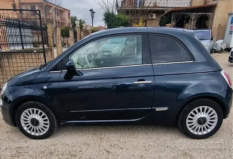 Usata Fiat 500 Lounge 100 CV (73 kW) 2008 Blu Berlina