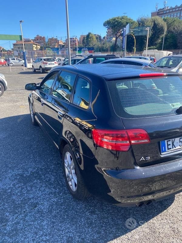 Usata Audi A3 Ambition 169 CV (124 kW) 2011 Nero Utilitaria