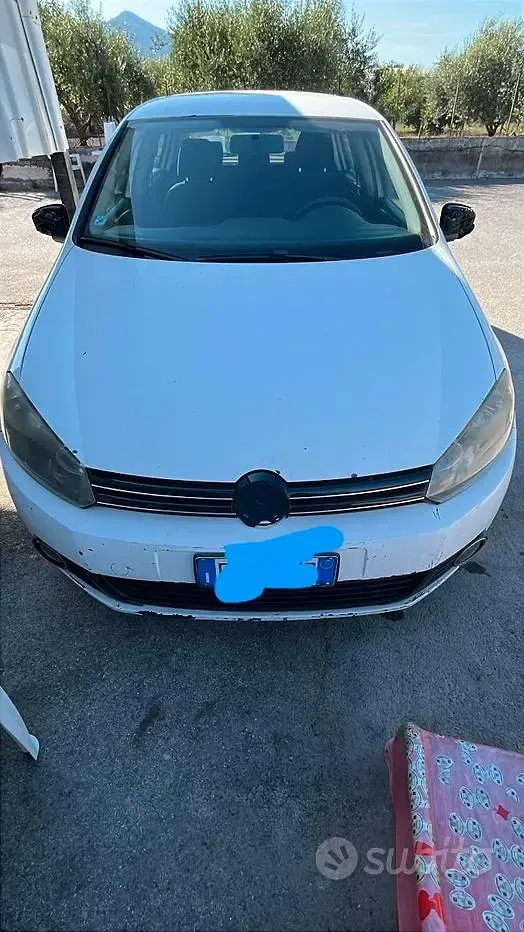 Usata VW Golf VII 105 CV (77 kW) 2012 Bianco Berlina