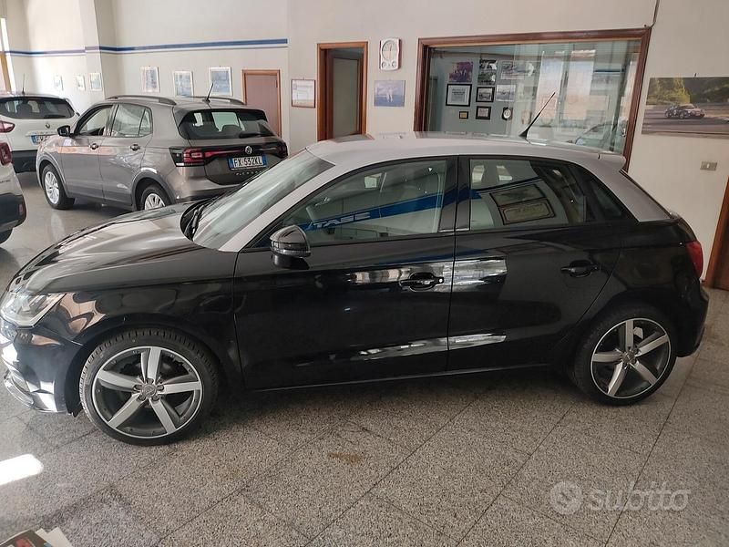 Usata Audi A1 Advanced 89 CV (65 kW) 2015 Nero Utilitaria