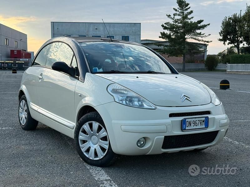 Bianco Usata 2007 Citroën C3 Pluriel Cabrio | 4800 € (Molto cara) - Immagine 1/4