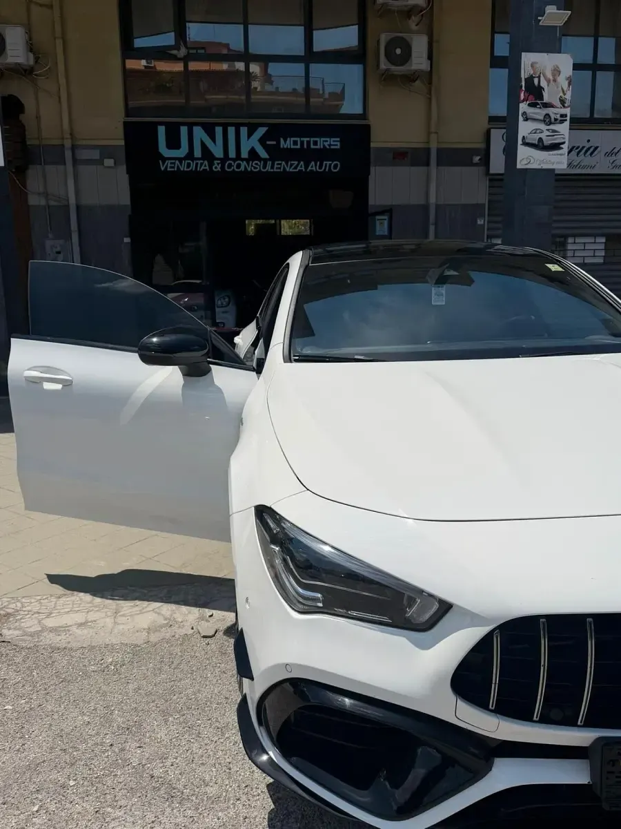 Usata Mercedes CLA45 AMG AMG 421 CV (309 kW) 2021 Bianco Coupé