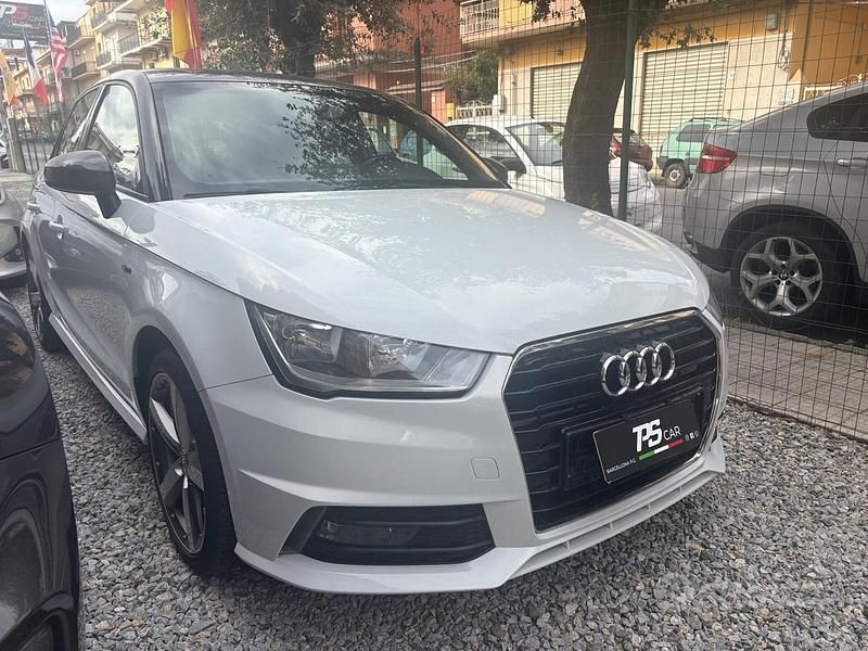Usata Audi A1 S-Line 95 CV (69 kW) 2015 Bianco Berlina