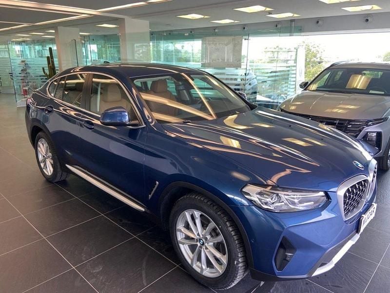Usata BMW X4 xLine 190 CV (139 kW) 2022 Blu SUV