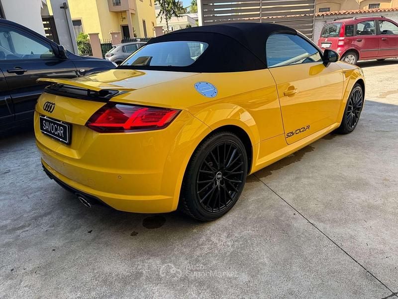 Usata Audi TT Roadster S-Line 179 CV (131 kW) 2016 Giallo Cabrio