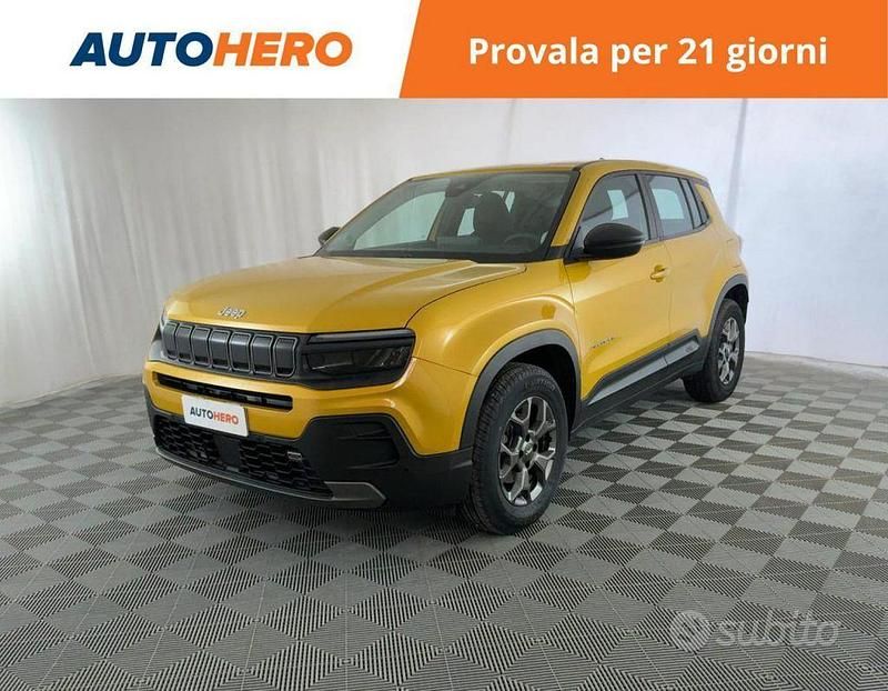Usata Jeep Avenger Longitude 100 CV (73 kW) 2023 Giallo SUV