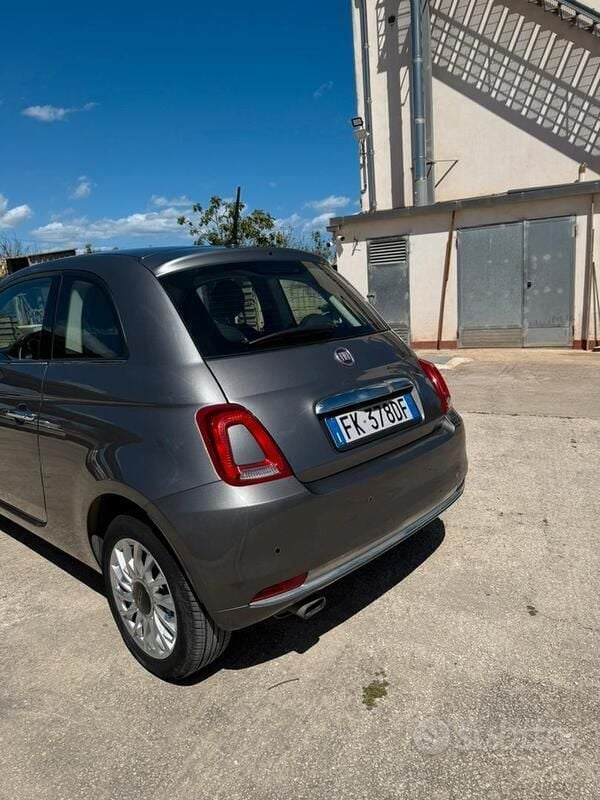 Usata Fiat 500 Lounge 69 CV (50 kW) 2017 Grigio Utilitaria