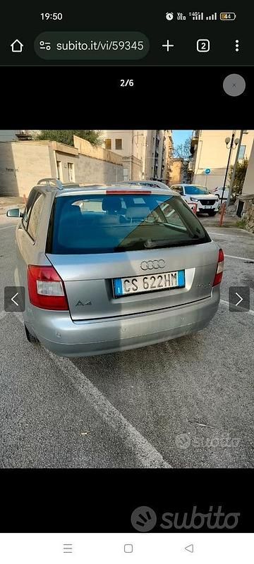 Usata Audi A4 130 CV (95 kW) 2004 Grigio Station wagon