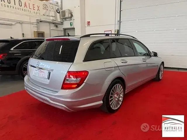 Usata Mercedes C220 Avantgarde 170 CV (125 kW) 2013 Argento Station wagon