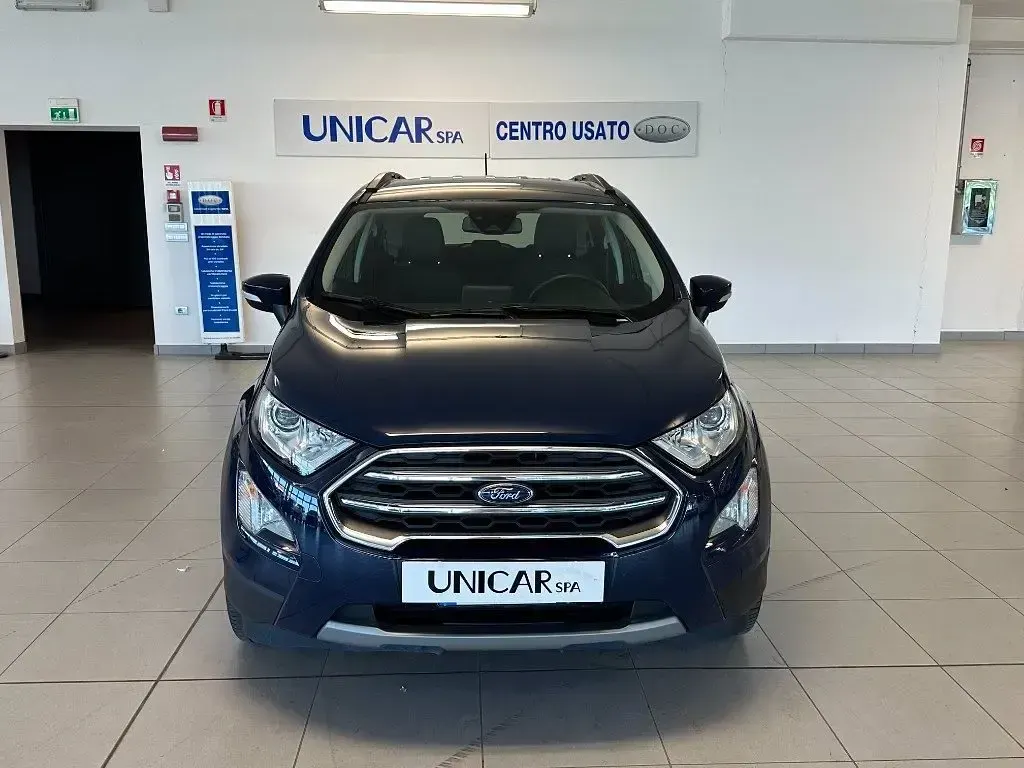 Usata Ford Ecosport Titanium 125 CV (91 kW) 2021 Blu blazer SUV