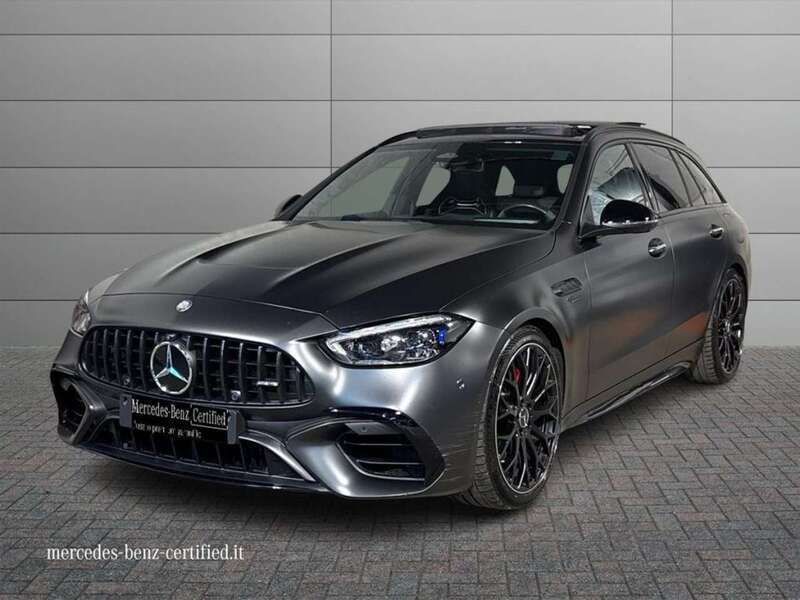 Grigio grafite magno Usata 2024 Mercedes C63 AMG Premium Plus Station wagon | 97.800 € (Buon prezzo) - Immagine 1/4
