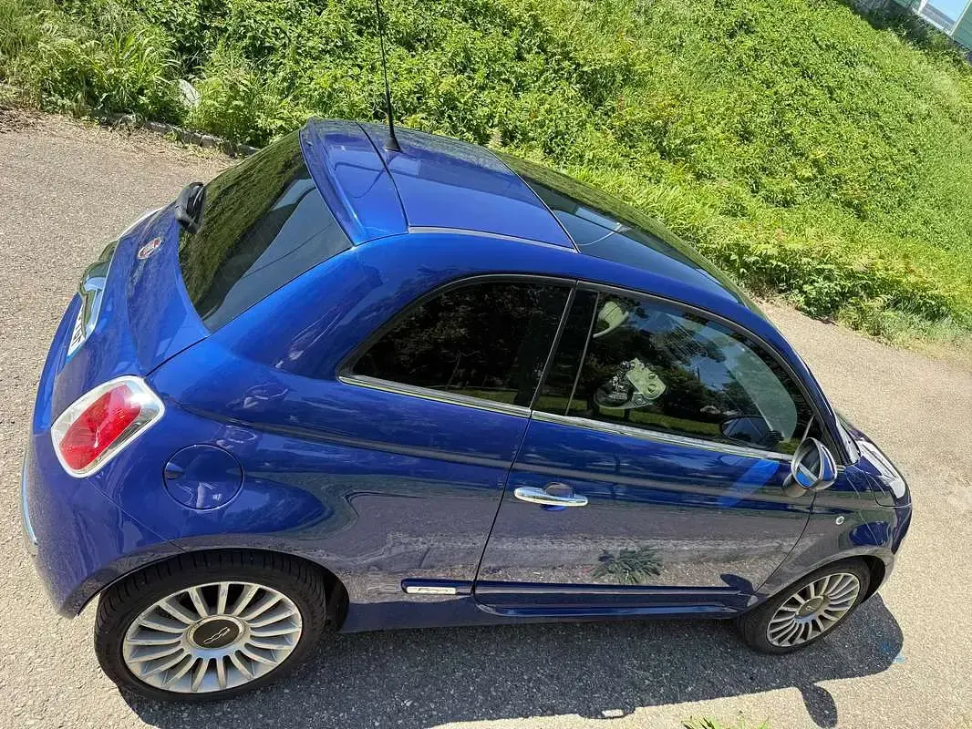 Usata Fiat 500 Pop 69 CV (50 kW) 2009 Blu/azzurro Cabrio