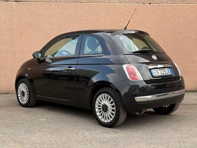 Usata Fiat 500 Lounge 69 CV (50 kW) 2012 Nero Utilitaria