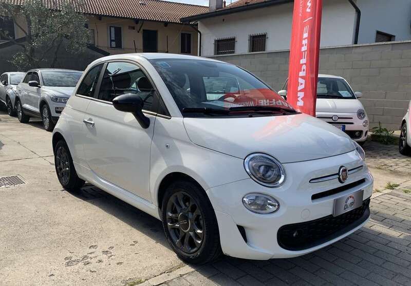 Bianco Usata 2021 Fiat 500 Due volumi | 9900 € (Ottimo prezzo) - Immagine 1/3