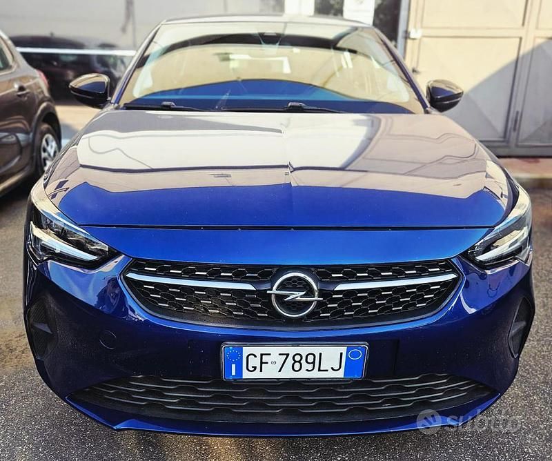 Usata Opel Corsa Elegance 75 CV (55 kW) 2021 Blu Utilitaria