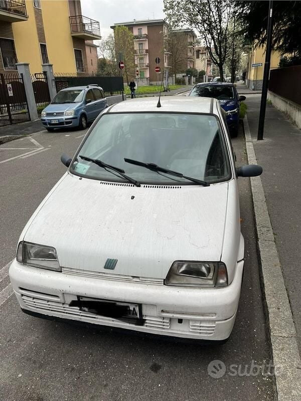 Usata Fiat Cinquecento 41 CV (30 kW) 1998 Bianco Utilitaria