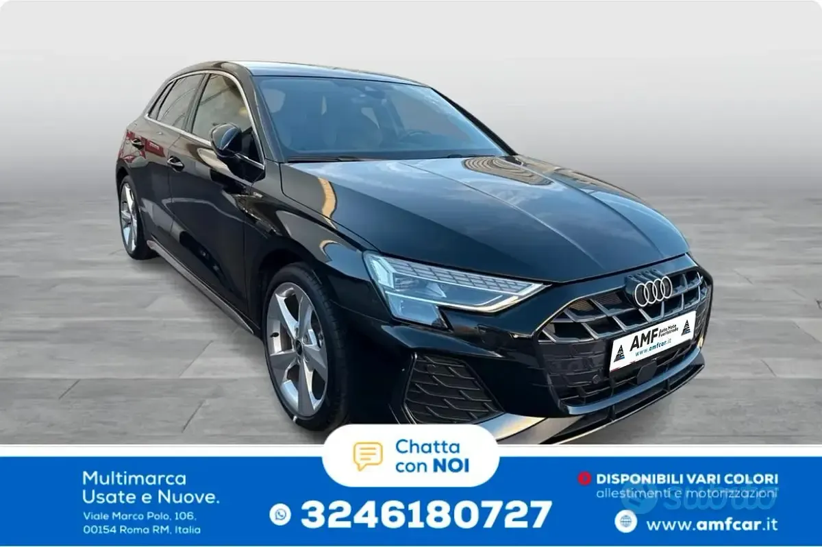 Usata Audi A3 S-Line 150 CV (110 kW) 2025 Nero Berlina