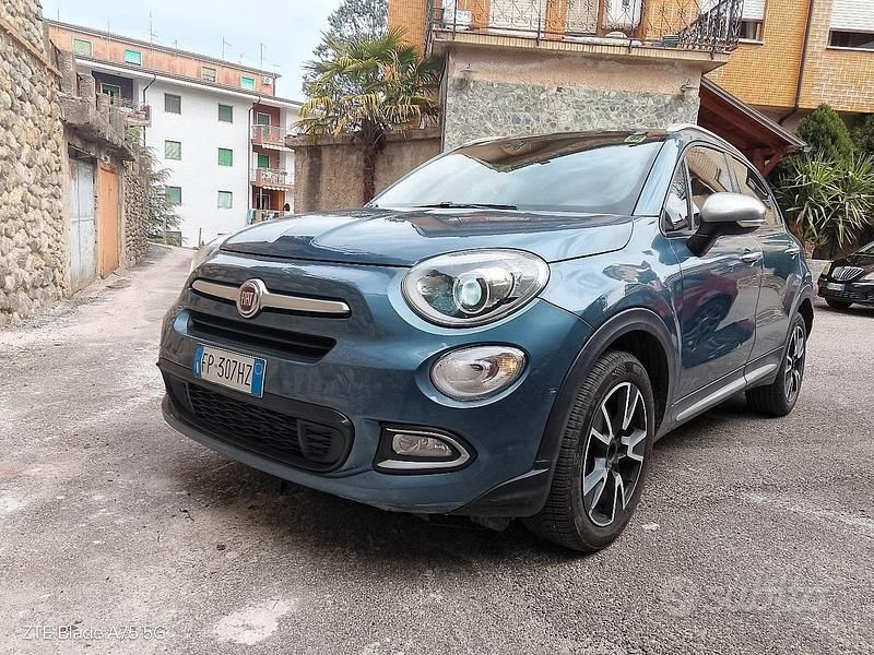 Usata Fiat 500X Mirror 95 CV (69 kW) 2018 Blu SUV