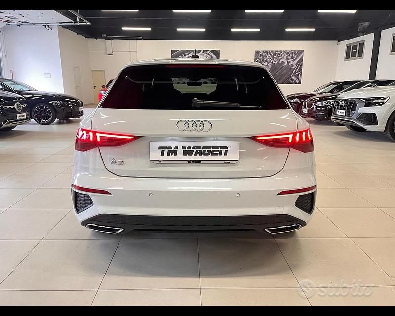 Usata Audi A3 S-Line 150 CV (110 kW) 2024 Bianco Berlina