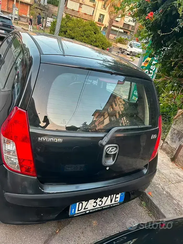 Usata Hyundai i10 Active 66 CV (48 kW) 2009 Nero Utilitaria