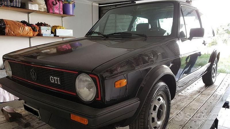 Usata VW Golf I GTI 1980 Nero Utilitaria
