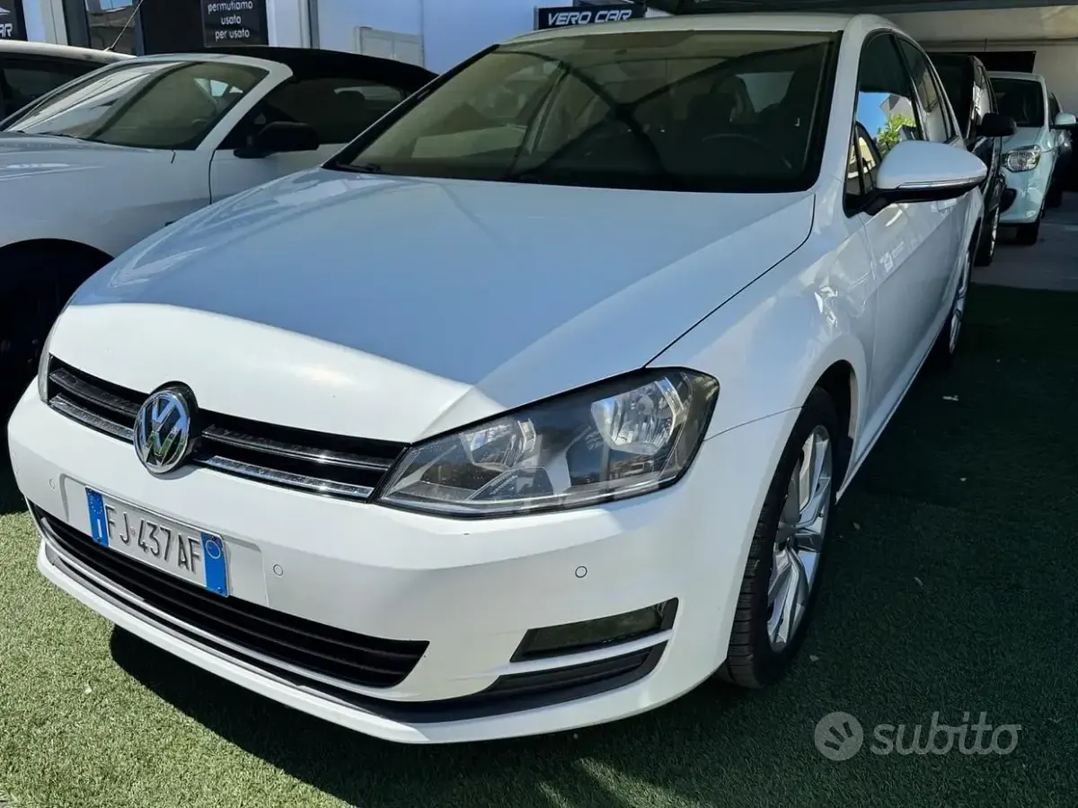 Usata VW Golf VII Comfortline 110 CV (80 kW) 2017 Bianco Berlina