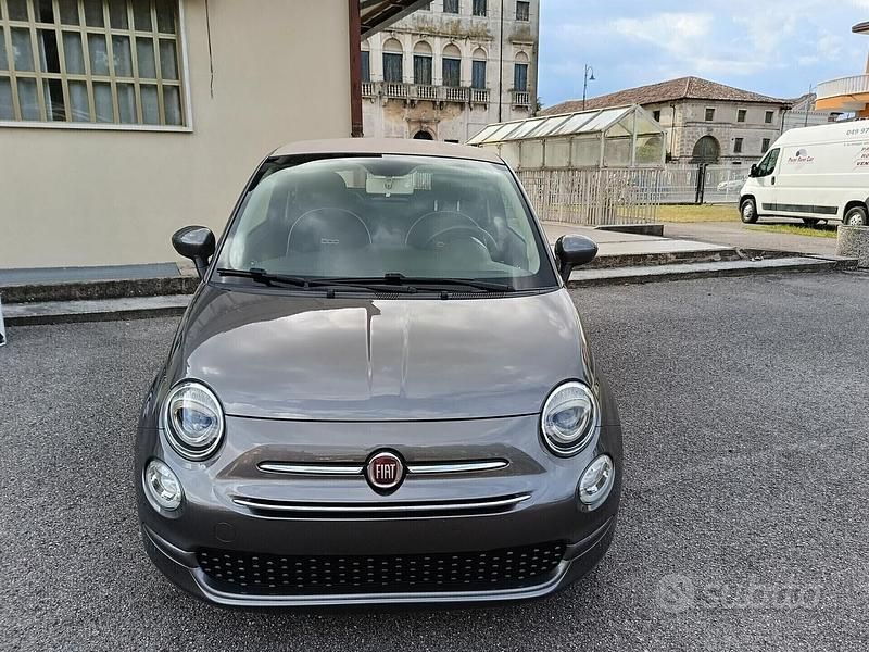 Usata Fiat 500C Lounge 69 CV (50 kW) 2019 Grigio Cabrio