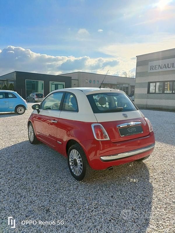 Usata Fiat 500 Lounge 69 CV (50 kW) 2011 Rosso Berlina