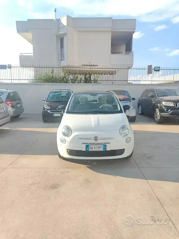 Usata Fiat 500 Lounge 69 CV (50 kW) 2009 Cabrio