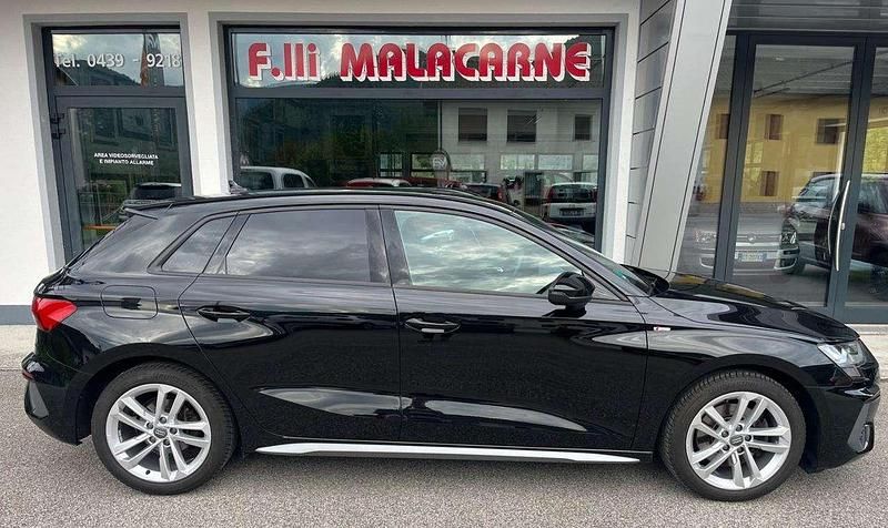 Usata Audi A3 S-Line 150 CV (110 kW) 2020 Nero Berlina