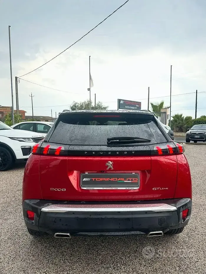 Usata Peugeot 2008 GT-line 131 CV (96 kW) 2020 Rosso SUV
