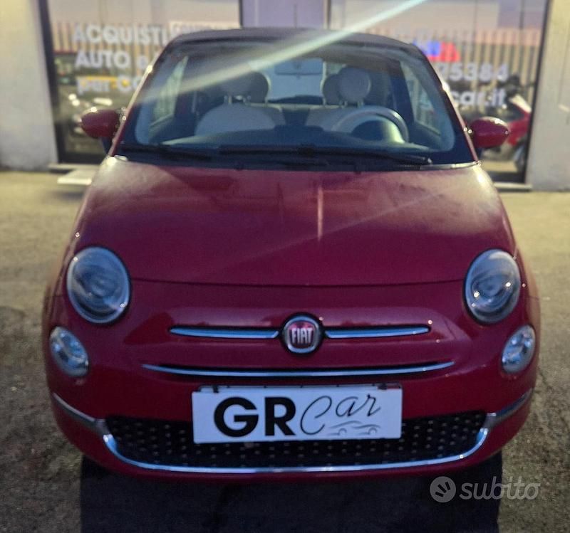 Usata Fiat 500 Lounge 60 CV (44 kW) 2018 Rosso Berlina