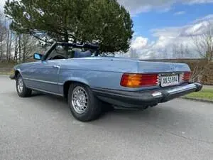 Usata Mercedes SL450 217 CV (159 kW) 1976 Blu Cabrio