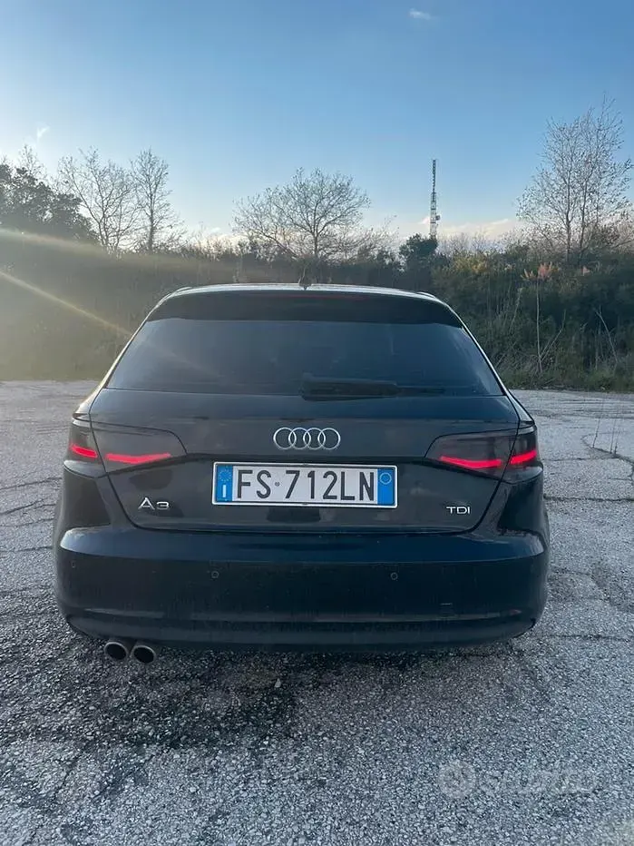 Usata Audi A3 150 CV (110 kW) 2013 Nero Berlina