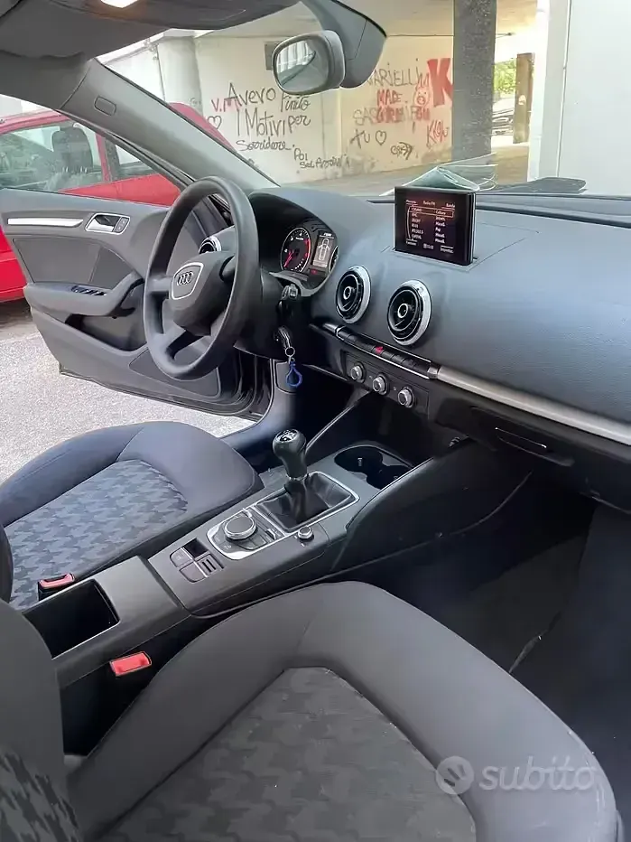 Usata Audi A3 105 CV (77 kW) 2014 Nero Berlina